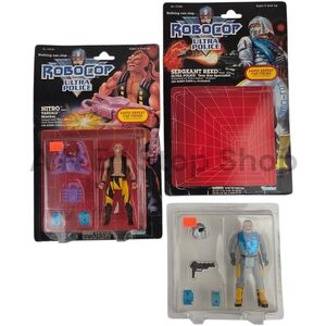 RoboCop & the Ultra Police Nitro & Sergeant Reed Cap-firing Figures Kenner 1988